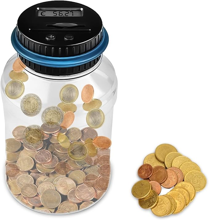 Digitale Spardose mit intelligenter Zählfunktion – Sparen macht wieder Spaß!