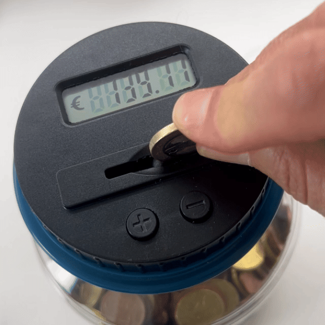 Digitale Spaarpot met Slimme Telling - Maak Sparen Weer Leuk!